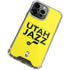 NBA Utah Jazz Standard - Yellow iPhone 14 Pro Max Clear Case
