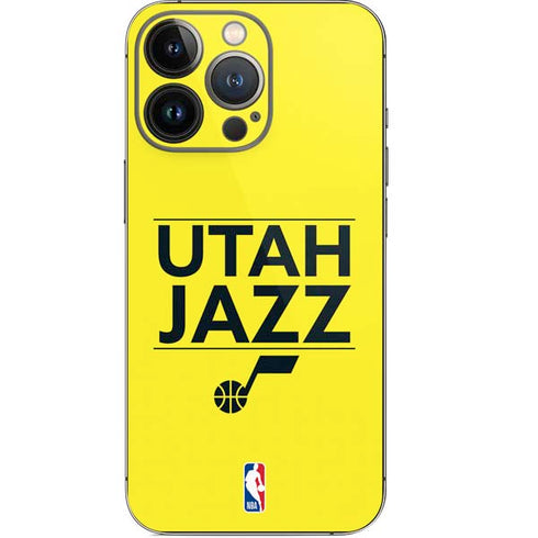 NBA Utah Jazz Standard - Yellow iPhone 14 Pro Skin