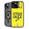 NBA Utah Jazz Standard - Yellow iPhone 15 Kickstand Case