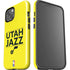 NBA Utah Jazz Standard - Yellow iPhone 15 Plus Impact Case
