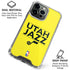 NBA Utah Jazz Standard - Yellow iPhone 15 Pro Max Clear Case
