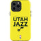 NBA Utah Jazz Standard - Yellow iPhone 15 Pro Max Impact Case