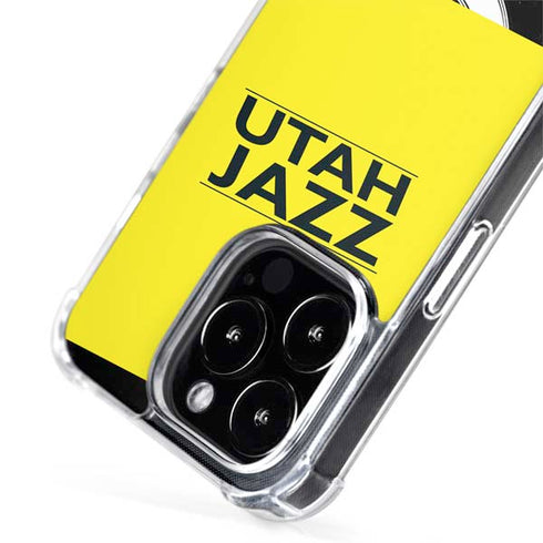 NBA Utah Jazz Standard - Yellow iPhone 15 Pro Max MagSafe Case