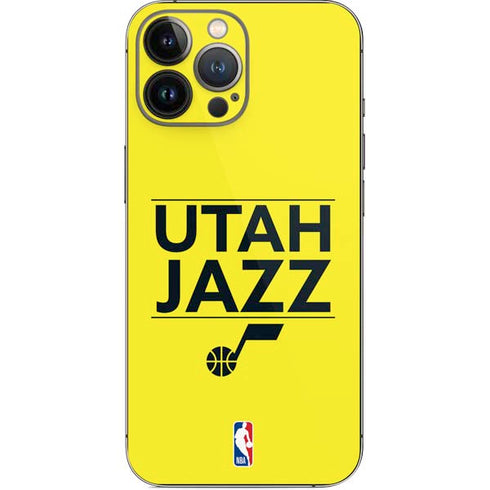 NBA Utah Jazz Standard - Yellow iPhone 15 Pro Max Skin