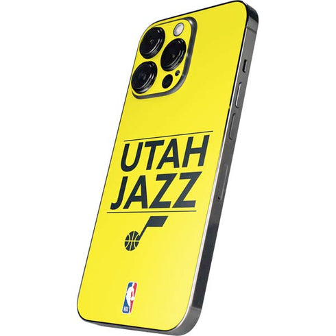 NBA Utah Jazz Standard - Yellow iPhone 15 Pro Skin