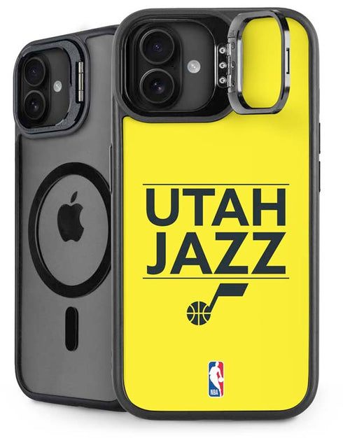 NBA Utah Jazz Standard - Yellow iPhone 16 Kickstand Case