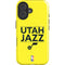 NBA Utah Jazz Standard - Yellow iPhone 16 Magsafe Impact Case
