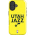 NBA Utah Jazz Standard - Yellow iPhone 16 Magsafe Impact Case