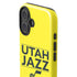 NBA Utah Jazz Standard - Yellow iPhone 16 Plus Impact Case