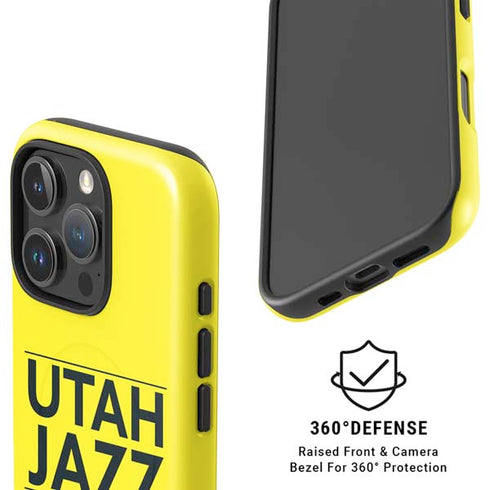 NBA Utah Jazz Standard - Yellow iPhone 16 Pro Magsafe Impact Case