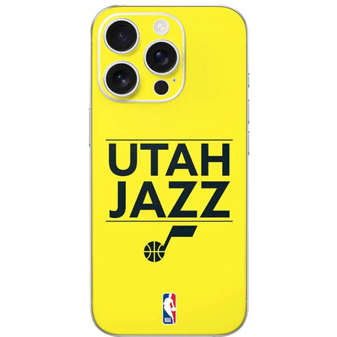 NBA Utah Jazz Standard - Yellow iPhone 16 Pro Skin