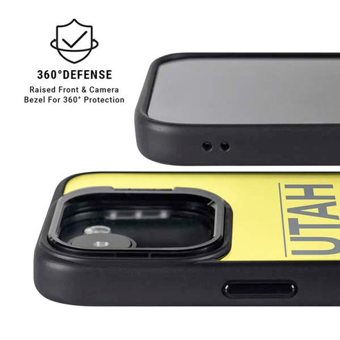 NBA Utah Jazz Standard - Yellow iPhone 16e Kickstand Case
