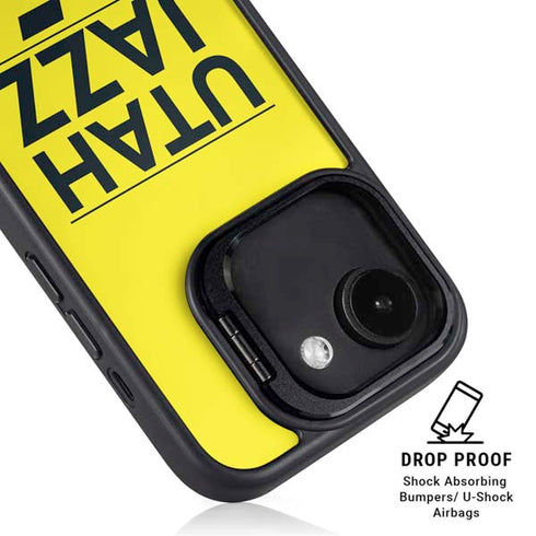 NBA Utah Jazz Standard - Yellow iPhone 16e Kickstand Case