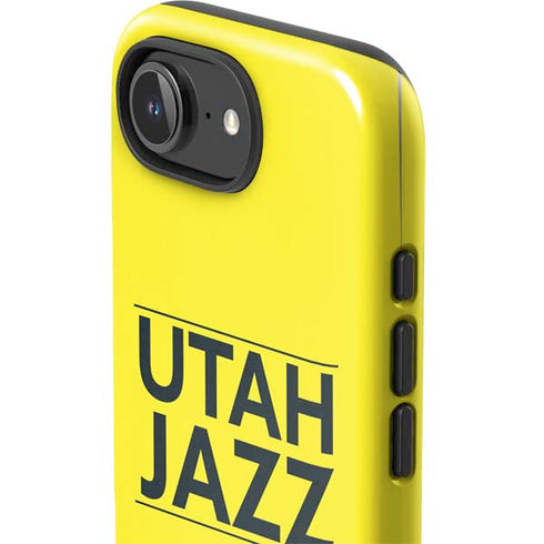 NBA Utah Jazz Standard - Yellow iPhone 16e Impact Case