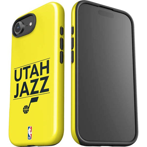 NBA Utah Jazz Standard - Yellow iPhone 16e Impact Case