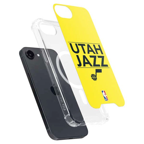 NBA Utah Jazz Standard - Yellow iPhone 16e MagSafe Case