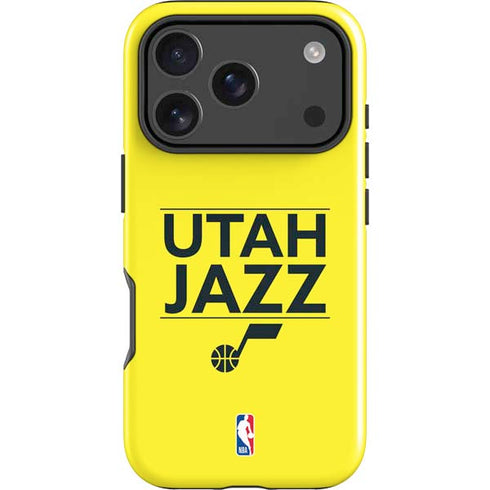 NBA Utah Jazz Standard - Yellow iPhone 18 Pro Impact Case