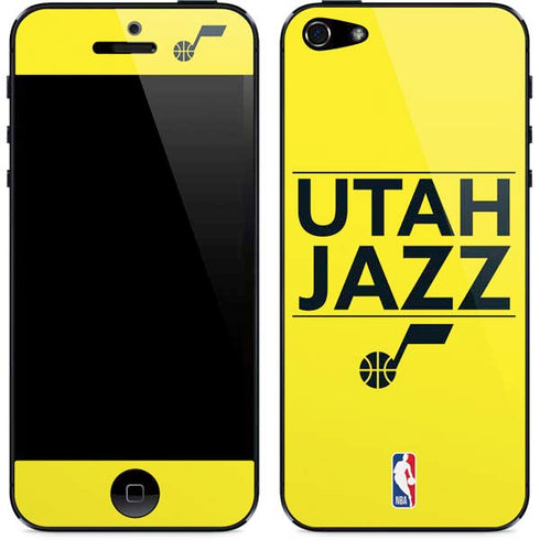 NBA Utah Jazz Standard - Yellow iPhone 5/5s/5SE Skin