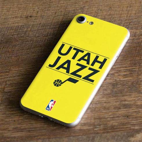 NBA Utah Jazz Standard - Yellow iPhone 8 Skin