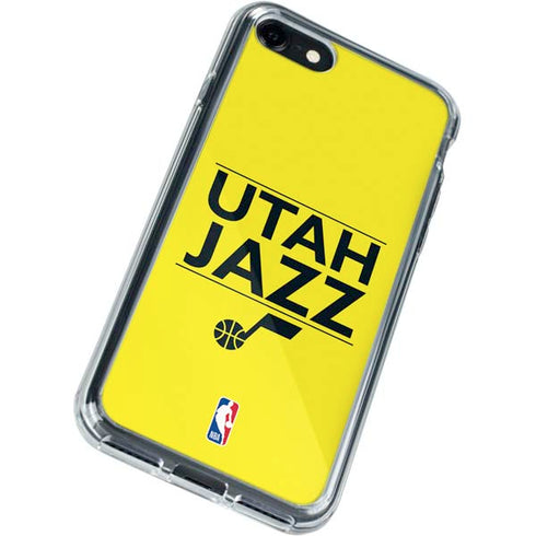 NBA Utah Jazz Standard - Yellow iPhone SE (2nd & 3rd Gen) Clear Case