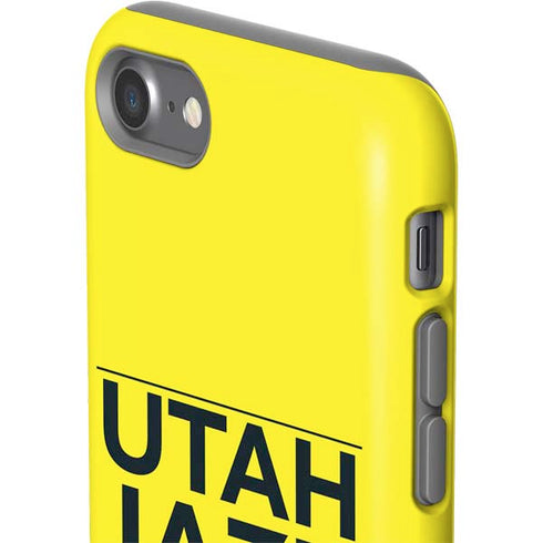 NBA Utah Jazz Standard - Yellow iPhone SE (2nd & 3rd Gen) Pro Case
