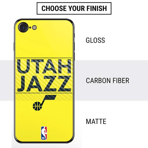 NBA Utah Jazz Standard - Yellow iPhone SE (2nd & 3rd Gen) Skin