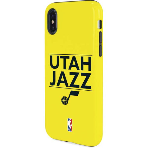 NBA Utah Jazz Standard - Yellow iPhone X Pro Case