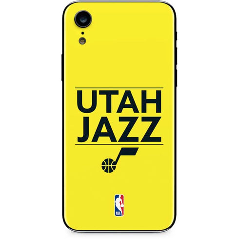 NBA Utah Jazz Standard - Yellow iPhone XR Skin