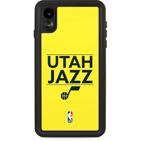 NBA Utah Jazz Standard - Yellow iPhone XR Waterproof Case