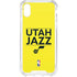 NBA Utah Jazz Standard - Yellow iPhone XS Clear Case