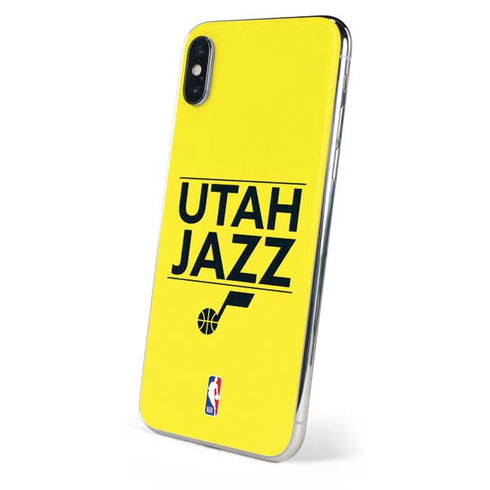 NBA Utah Jazz Standard - Yellow iPhone XS Max Skin