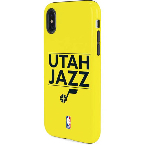 NBA Utah Jazz Standard - Yellow iPhone XS Pro Case