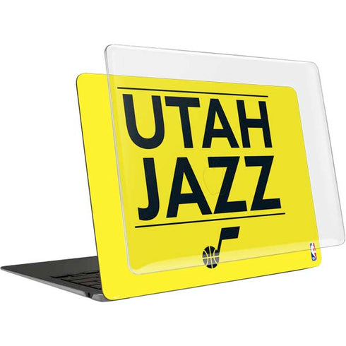 NBA Utah Jazz Standard - Yellow MacBook Air 13in (2020) Case plus Skin