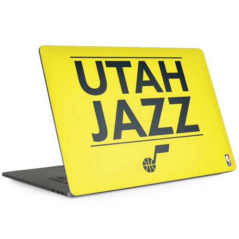 NBA Utah Jazz Standard - Yellow Apple MacBook Pro 15-inch Skin