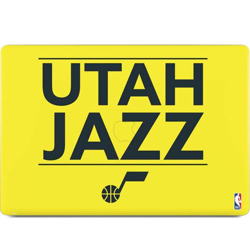 NBA Utah Jazz Standard - Yellow MacBook Skins