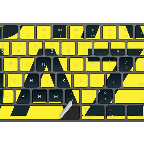 NBA Utah Jazz Standard - Yellow Magic Keyboard with Numeric Keypad Skin