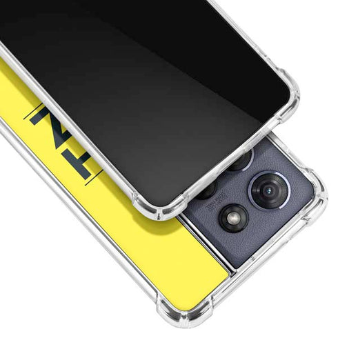 NBA Utah Jazz Standard - Yellow Moto G 5G (2025) Clear Case