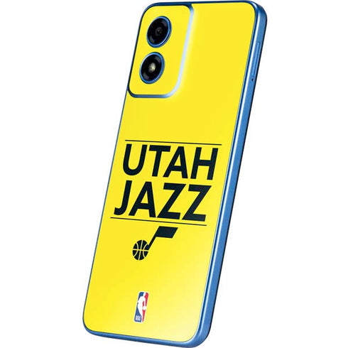 NBA Utah Jazz Standard - Yellow Moto G Play 4G (2024) Skin