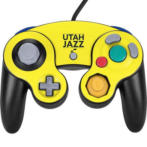 NBA Utah Jazz Standard - Yellow Nintendo GameCube Controller Skin