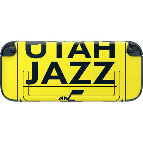 NBA Utah Jazz Standard - Yellow Nintendo Switch 2 (2025) with Joy-Con Skin