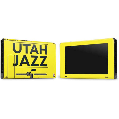 NBA Utah Jazz Standard - Yellow Nintendo Switch Bundle Skin