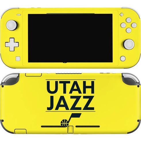 NBA Utah Jazz Standard - Yellow Nintendo Switch Lite Skin