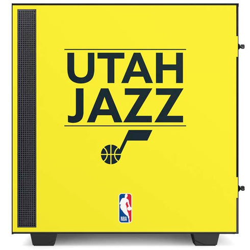 NBA Utah Jazz Standard - Yellow NZXT H510 Compact ATX Mid-Tower Case Skin