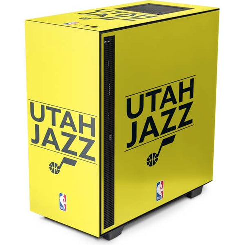 NBA Utah Jazz Standard - Yellow NZXT H510 Compact ATX Mid-Tower Case Skin