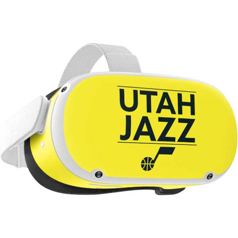 NBA Utah Jazz Standard - Yellow Oculus Quest 2 Skin
