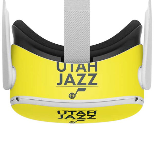 NBA Utah Jazz Standard - Yellow Oculus Quest 2 Skin