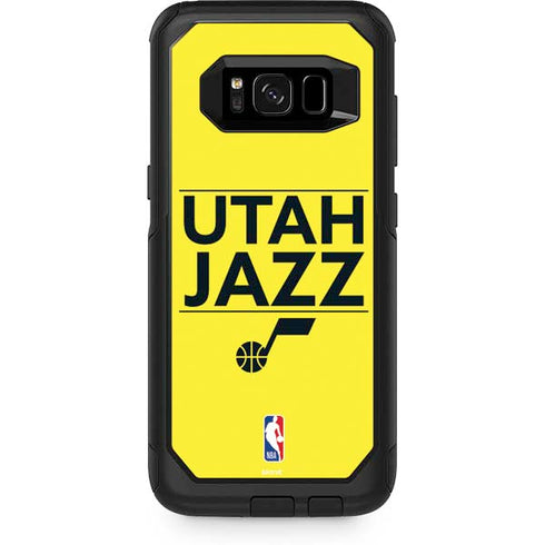 NBA Utah Jazz Standard - Yellow Otterbox Commuter Galaxy Skin
