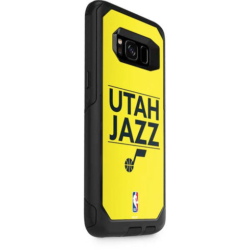 NBA Utah Jazz Standard - Yellow Otterbox Commuter Galaxy Skin