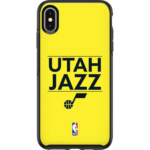 NBA Utah Jazz Standard - Yellow Otterbox Symmetry iPhone Skin