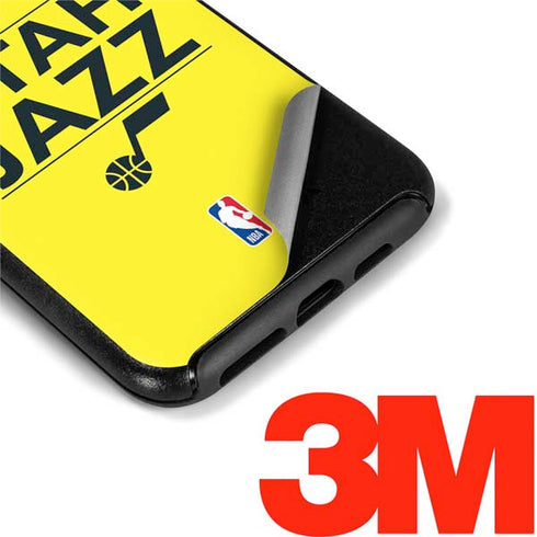 NBA Utah Jazz Standard - Yellow Otterbox Symmetry iPhone Skin
